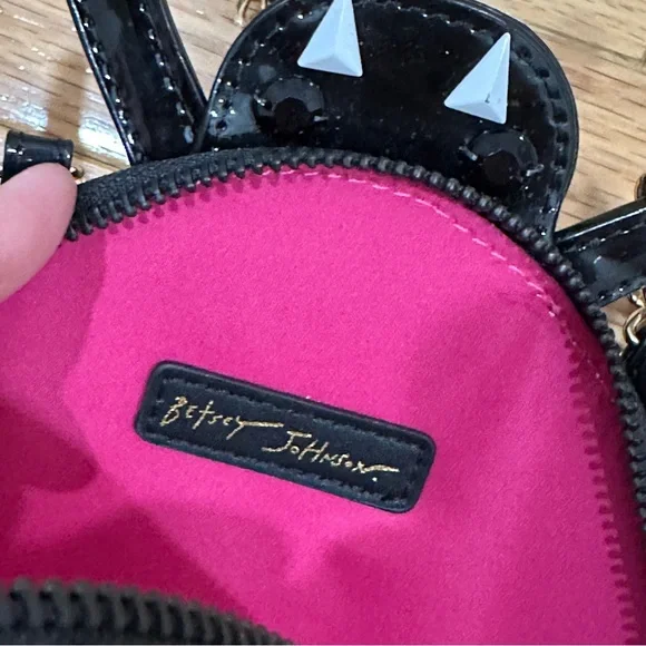 NWT Betsey Johnson Black Spider Shoulder Bag - Picture 5 of 10